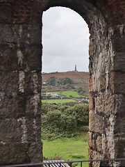 The pumping house and shaft, Wheal Uny, September 2023