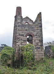 The winding house, Wheal Uny, September 2023