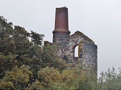 The winding house, Wheal Uny, September 2023