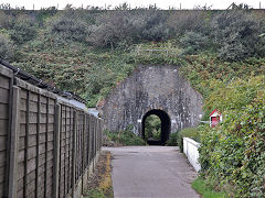The tunnels under the railway near Cooks Kitchen, Redruth, September 2023