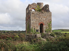 
South Tincroft man engine whim, Redruth, September 2023