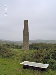 Treamble mine chimney, October 2005