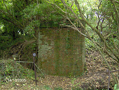 Treamble mine tramway bridge, October 2005