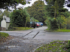 Dunmere level crossing, Wenfordbridge branch, October 2005