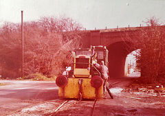 
British Industrial Sand, Redhill, Surrey, one of their FHs appears to be in need of attention, c1980, © Photo courtesy of John Failes