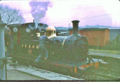 SECR 27 at the Bluebell Railway, March 1969