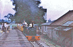 'George Sholto', Hunslet 994 of 1909, at Bressingham, August 1968