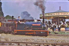 'George Sholto', Hunslet 994 of 1909, at Bressingham, August 1968