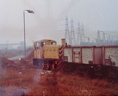 Barking Power Station, Swindon-built ex BR D2041, © Photo courtesy of John Failes
