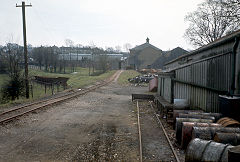 
Looking along the Colve Valley waterworks line, April 1967, © Photo courtesy of Michael Bishop