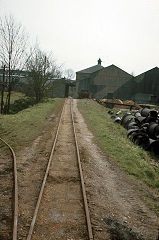 
Looking along the Colve Valley waterworks line, April 1967, © Photo courtesy of Michael Bishop