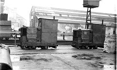 
Nos '1' and '2' at Colne Valley waterworks, February 1968. © Photo courtesy of Michael Bishop