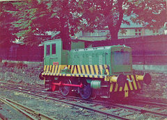 
British Gypsum, Erith and 0-4-0D 'Taurus' VF D139, DC 2273 of 1951, c1980, © Photo courtesy of John Failes