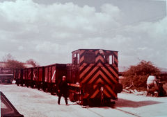 
DC/RSH at Lewes Cenet Works, c1980, © Photo courtesy of John Failes