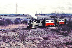 'Superb' WB 2624 of 1940, The Bowaters Railway, Sittingbourne, March 1970