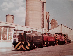
The Tunnel Portland Cement Co, Sentinels '5' and '7', RR 10230/65 and 10276/67, c1980, © Photo courtesy of John Failes