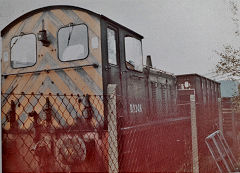 
Ex-BR D2246, DC 2578, RSH 7865 of 1956, at Tolworth Coal Concentration Depot, early 1980s, © Photo courtesy of John Failes