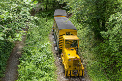 
HE 8969 on train duty, Amberley Museum, May 2015