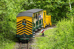 
HE 8969 on train duty, Amberley Museum, May 2015