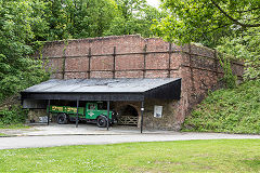 
No 2 Kilns and Bedford lorry, Amberley Museum, May 2015