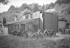 'Scaldwell's shed at Brockham Museum, January 1965, © Photo courtesy of Michael Bishop