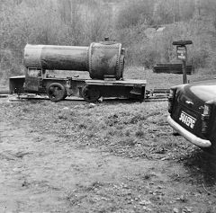 'Peter', W Bagnell works no 2067 built in 1917, Brockham Museum, April 1966