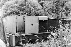 
Hudson Hunslet works no.3097 of 1944, Brockham Museum, August 1968