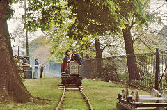 Merton Steam Fair demonstration line, April 1974