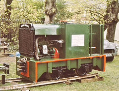 Merton Steam Fair demonstration line, April 1974