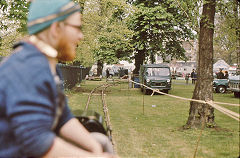 Merton Steam Fair demonstration line, April 1974