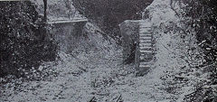 The bridge demolished, 1967, © Photo courtesy of 'Brockham Museum News' and A W Deller