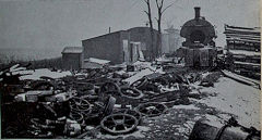 'Lamport' being scrapped, © Photo courtesy of 'Brockham Museum News' and A W Deller