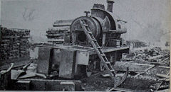 'Lamport' being scrapped, © Photo courtesy of 'Brockham Museum News' and A W Deller