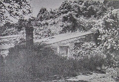 The cottage at Brockham in 1961, © Photo courtesy of 'Brockham Museum News' and Tony Deller
