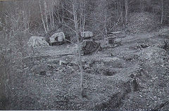The old car park after clearing, 1974, © Photo courtesy of 'Brockham Museum News' contributors