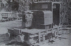 Motor Rail No 10161 arriving at the Museum, 1975, © Photo courtesy of 'Brockham Museum News' and D H Smith