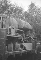 
The arrival of 'Peter', Brockham Museum, August 1965, © Photo courtesy of Michael Bishop