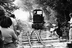 
Filming 'Dr Who' in 1976, © Photo courtesy of Chris Down