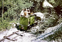 Hudson Hunslet works no 3097. built in 1944, Brockham Museum, July 1971, © Photo courtesy of Gordon Edgar