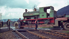 
'Scaldwell' crosses the BR Guildford - Redhill line, 20 March 1964, © Photo courtesy of Ron Fisher