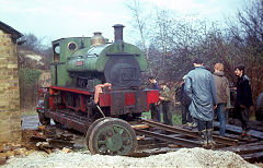 
Unloading 'Scaldwell' at the Museum, 20 March 1964, © Photo courtesy of Ron Fisher