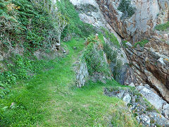 
St Clair smugglers path, Guernsey, September 2014