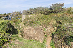 
Saumarez trench system, Guernsey, September 2014