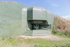 
The 105mm coastal defense gun, Fort Hommet, Guernsey, September 2014