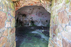 
Underneath Fort Hommet, Guernsey, September 2014