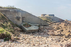 
The other 105mm casemates, Fort Hommet, Guernsey, September 2014