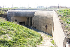 
The M19 mortar bunker, Fort Hommet, Guernsey, September 2014