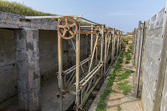 
Fort Le Marchant rifle range targets, Guernsey, September 2014