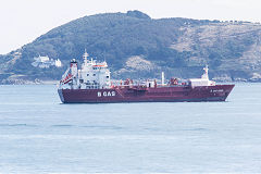 
'B Gas Lydia' off St Peter Port, Guernsey, September 2014