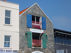 
Quayside hoist at St Peter Port, Guernsey, September 2014